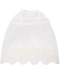 Simone Rocha - Sheer Hoop Mini Skirt - Lyst
