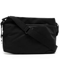 agnès b. - Zipped Leather-Trim Crossbody Bag - Lyst
