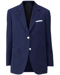 Thom Browne - Textured Single-Breasted Blazer - Lyst