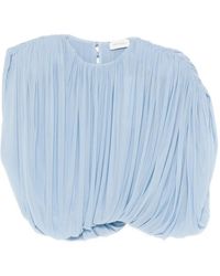 Magda Butrym - Pleated Blouse - Lyst