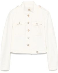 Tom Ford - Stand-Up Collar Cropped Jacket - Lyst