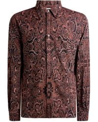 Etro - Overhemd Met Paisley-Jacquard - Lyst