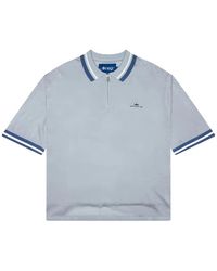 AWAKE NY - Mesh Zip-Up Polo Shirt - Lyst