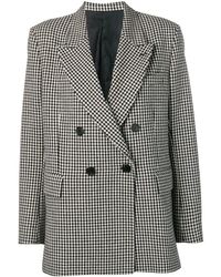 AMI Blazer Met Pied-de Poule-dessin - Meerkleurig