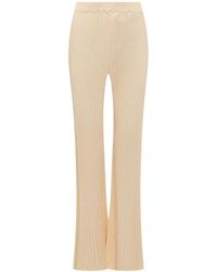 Jil Sander - Gerippte Strickhose - Lyst