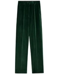 Pence - Velvet Wide-Leg Trousers - Lyst