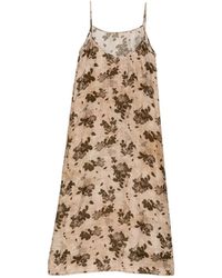 Uma Wang - Floral-Print Slip Dress - Lyst