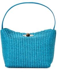 Christopher Esber - Turnlock Raffia Mini Bag - Lyst