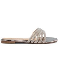 Ninalilou - Elisa Crystal-Embellish Sandals - Lyst
