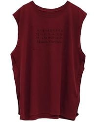 Maison Margiela - Cotton Sleeveless Top - Lyst