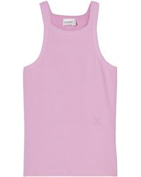 Closed - Racer Fine-ribbed Tank Top - Lyst