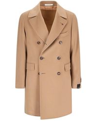 Tagliatore - Double-Breasted Button Coat - Lyst
