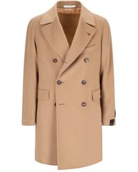 Tagliatore - Double-Breasted Button Coat - Lyst