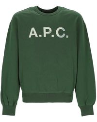 A.P.C. - Logo-Print Sweatshirt - Lyst