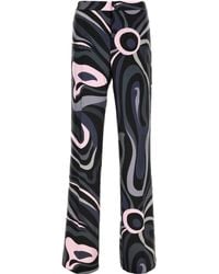 PUCCI - Printed-Design Trousers - Lyst