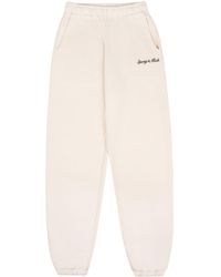 Sporty & Rich - Syracuse Embroidered-logo Track Pants - Lyst