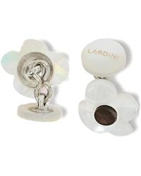Lardini - Flower-Shaped Mother-Of-Pearl Cufflinks - Lyst