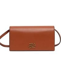 KARL LAGERFELD - K/Autograph Logo-Plaque Cross Body Bag - Lyst