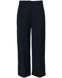 Erika Cavallini Semi Couture - Pantalones Rectos Estilo Capri - Lyst