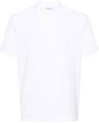 Calvin Klein - Rubberised-logo Towelling Polo Shirt - Lyst