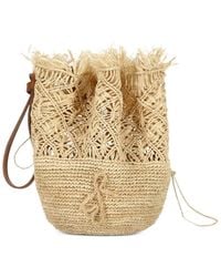 Ruslan Baginskiy - Fringed Woven Bucket Bag - Lyst