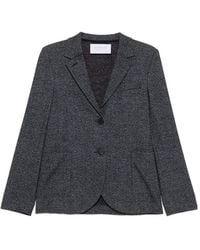 Harris Wharf London - Herringbone-Pattern Single-Breasted Jacket - Lyst