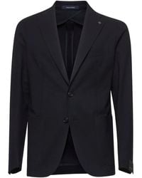 Tagliatore - Lapel-Pin Two-Button Blazer - Lyst