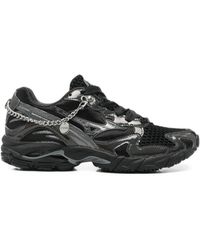 Mizuno - Wave Rider 10 Chain-Embellished Mesh-Panel Sneakers - Lyst