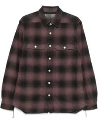 Rick Owens - Plaid Outershirt - Lyst