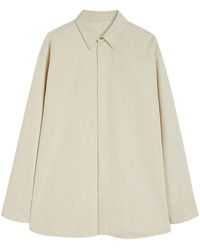 Jil Sander - Chemise En Jean À Patch Logo - Lyst
