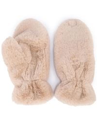 Apparis - Coco Faux-Fur Mittens - Lyst