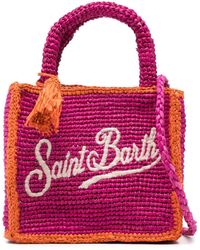 Mc2 Saint Barth - Mini Vanity Raffia Tote Bag - Lyst
