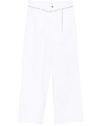 Liu Jo - Cropped Trousers - Lyst