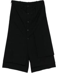 Yohji Yamamoto - Gewickelte Gabardine-Hose - Lyst