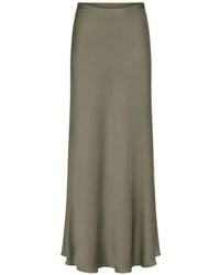 FEDERICA TOSI - Satin-Finish Flared Skirt - Lyst
