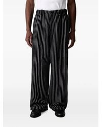 Willy Chavarria - Pantalon Toluca Ample À Rayures Verticales - Lyst