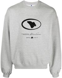 Adererror - Logo-embroidered Cotton Sweatshirt - Lyst