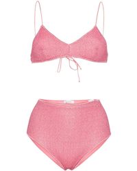 Oséree Bikini triangolare Lumière - Rosa