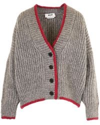 MSGM - Geribbeld Vest - Lyst