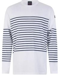 Paul & Shark - Striped Long-Sleeve T-Shirt - Lyst