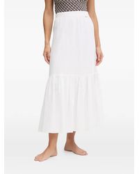Melissa Odabash - Monroe Tie-Fastening Midi Skirt - Lyst