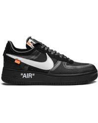 NIKE X OFF-WHITE - The 10: Air Force 1 Low "black" Sneakers - Lyst