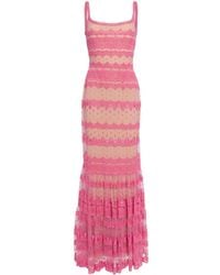 Elie Saab - Lace Embroidered Maxi Dress - Lyst