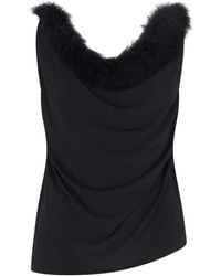Coperni - Top Met Veren Detail - Lyst