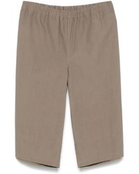 Rier - Waxed Poplin Shorts - Lyst