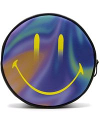 Seletti - Smile-face Print Circular-design Wallet - Lyst