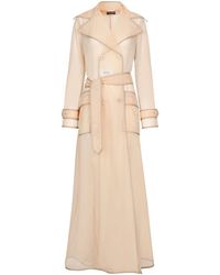 Dolce & Gabbana - Kim Sheer Trench Coat - Lyst