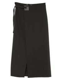 Paloma Wool - Blont Wrap-Style Front-Slit Midi Skirt - Lyst
