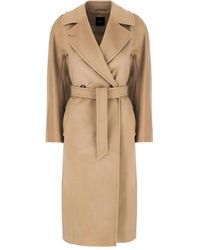 Weekend by Maxmara - Manteau En Laine À Taille Ceinturée - Lyst