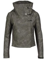 Jaded London - Cera Clasp Funnel-Neck Jacket - Lyst